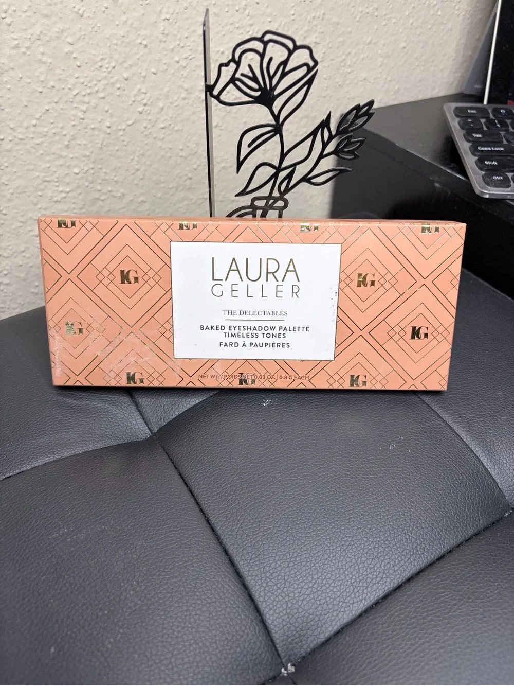 Laura Geller Peach Patterned Baked Eyeshadow Palette
